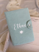 Charger l'image dans la galerie, Protège carnet de santé double gaze